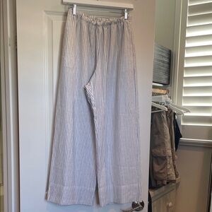 GAP Blue and White Striped Pants